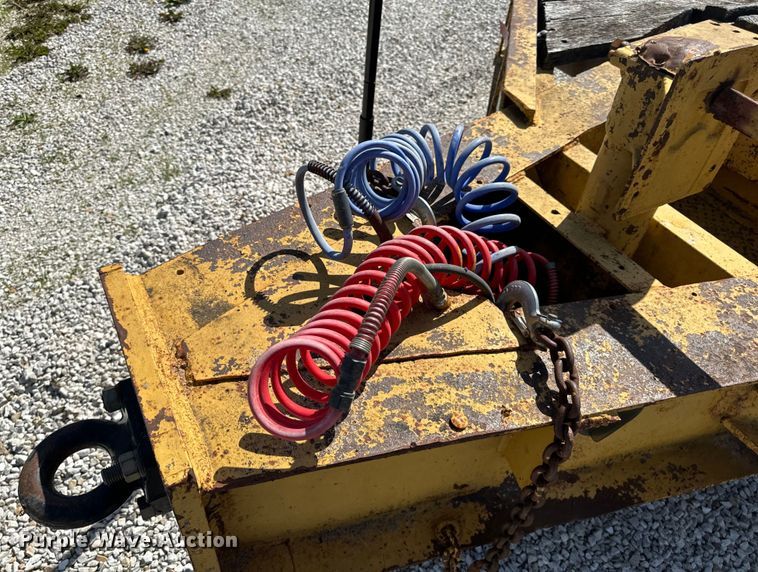 image for item EH6866 1948 Curell Trailer Company equipment trailer