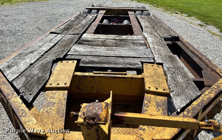 image for item EH6866 1948 Curell Trailer Company equipment trailer