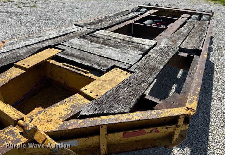 image for item EH6866 1948 Curell Trailer Company equipment trailer