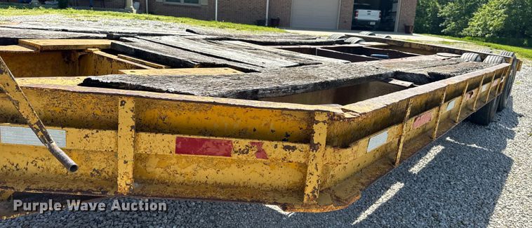 image for item EH6866 1948 Curell Trailer Company equipment trailer