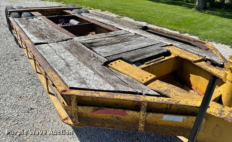 image for item EH6866 1948 Curell Trailer Company equipment trailer