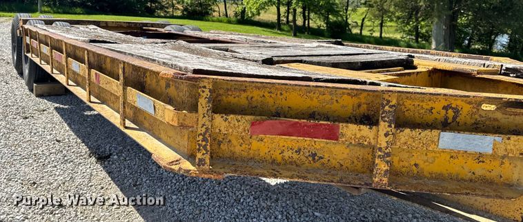 image for item EH6866 1948 Curell Trailer Company equipment trailer