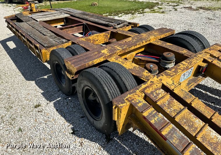 image for item EH6866 1948 Curell Trailer Company equipment trailer