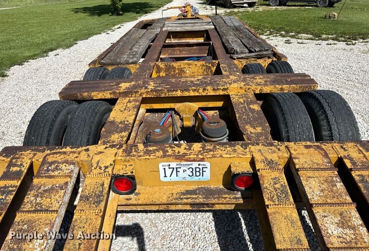 image for item EH6866 1948 Curell Trailer Company equipment trailer