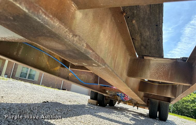 image for item EH6866 1948 Curell Trailer Company equipment trailer