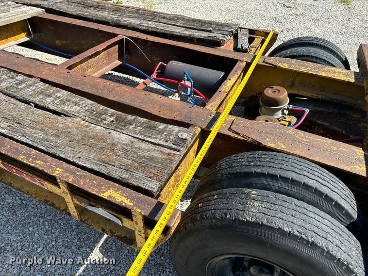 image for item EH6866 1948 Curell Trailer Company equipment trailer