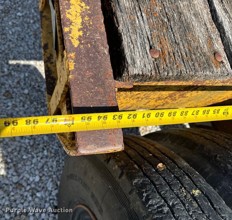 image for item EH6866 1948 Curell Trailer Company equipment trailer