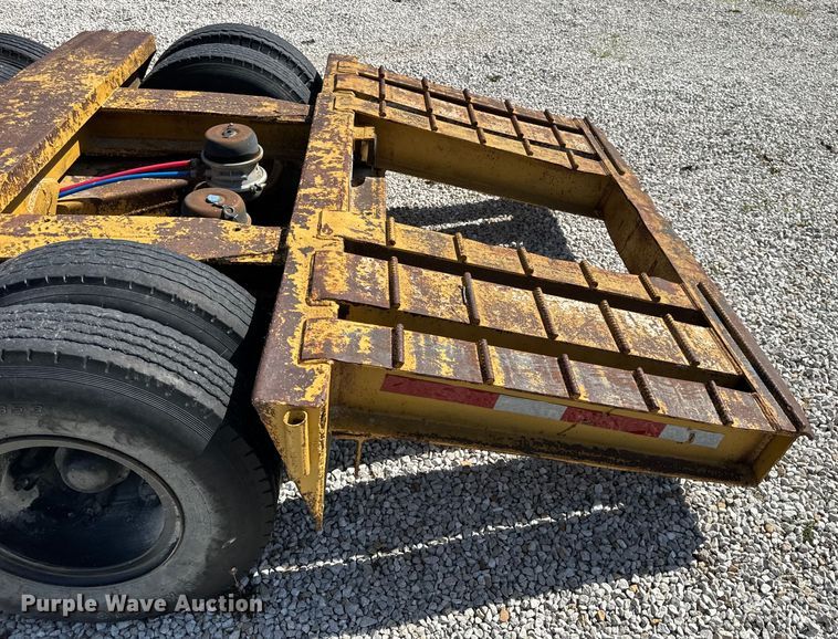 image for item EH6866 1948 Curell Trailer Company equipment trailer