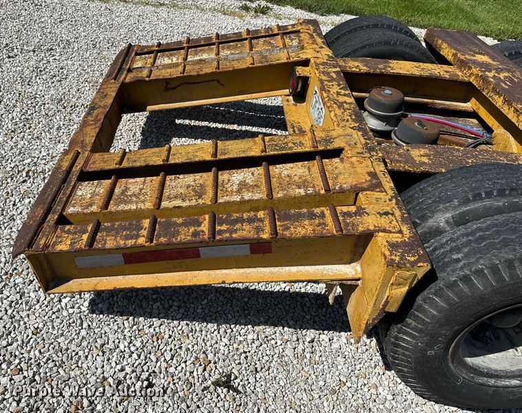 image for item EH6866 1948 Curell Trailer Company equipment trailer