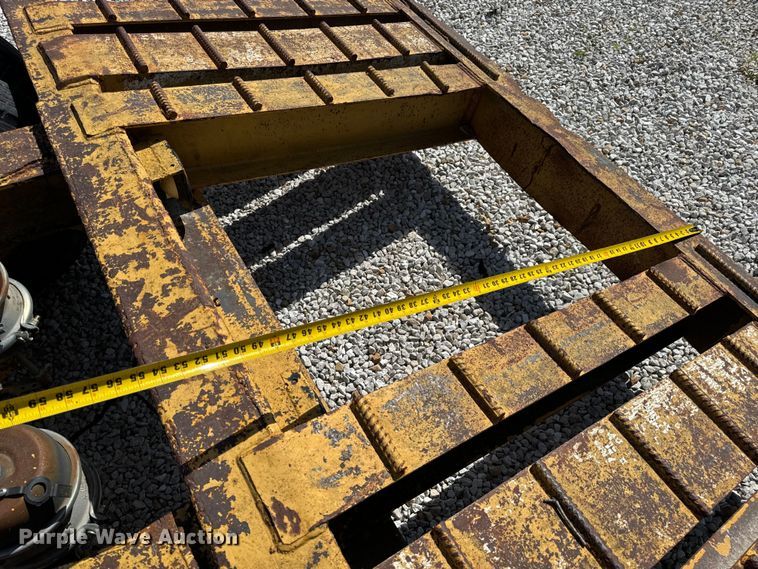 image for item EH6866 1948 Curell Trailer Company equipment trailer