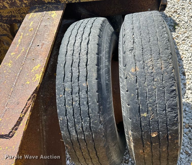 image for item EH6866 1948 Curell Trailer Company equipment trailer