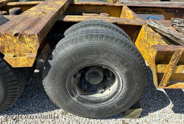 image for item EH6866 1948 Curell Trailer Company equipment trailer