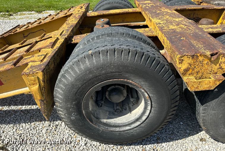 image for item EH6866 1948 Curell Trailer Company equipment trailer