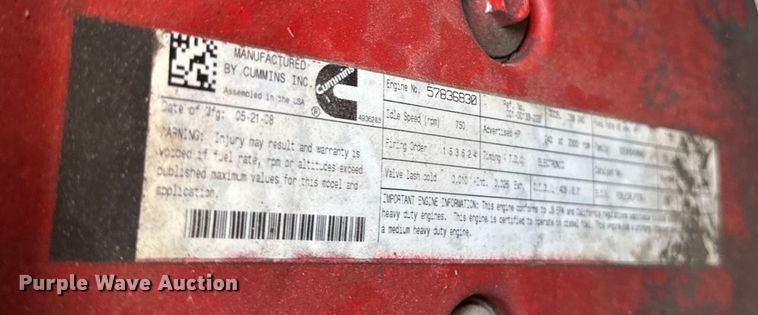 image for item EH6940 2009 Freightliner  Business Class M2 truck cab and chassis