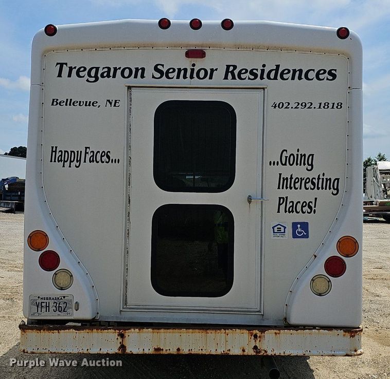 image for item EJ5602 2013 Ford Super Duty E350 shuttle bus