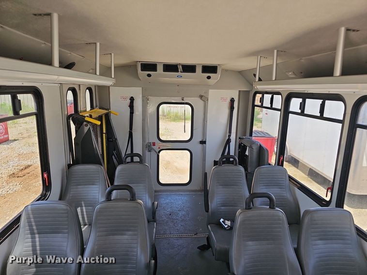 image for item EJ5602 2013 Ford Super Duty E350 shuttle bus