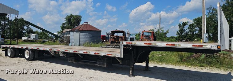 image for item EJ5677 2012 Utility Trailers drop deck equipment trailer
