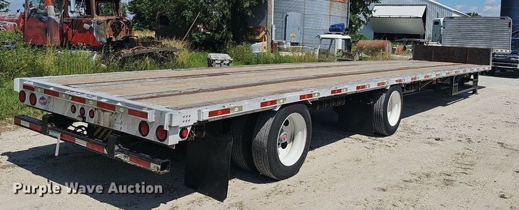 image for item EJ5677 2012 Utility Trailers drop deck equipment trailer
