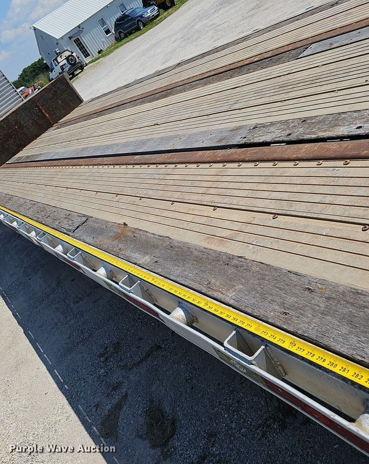 image for item EJ5677 2012 Utility Trailers drop deck equipment trailer