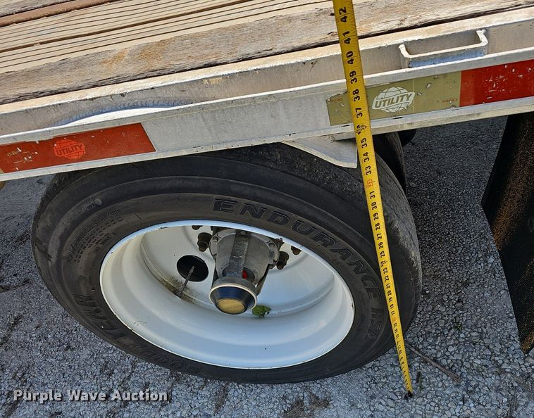 image for item EJ5677 2012 Utility Trailers drop deck equipment trailer