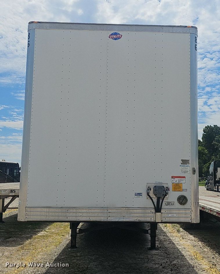 image for item EJ5708 2017 Utility Trailer  dry van trailer