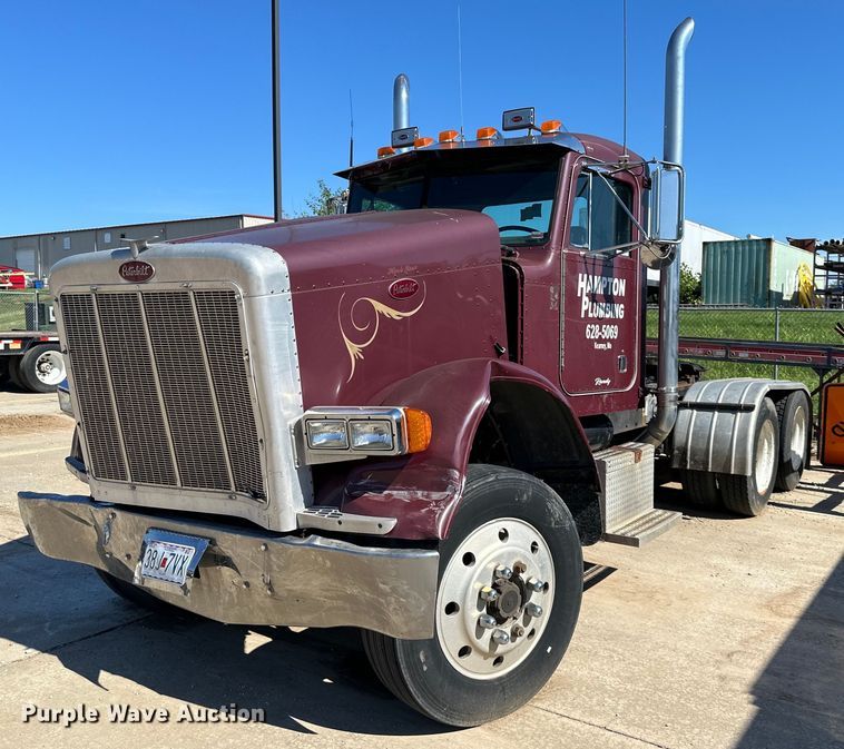 image for item EJ6898 1988 Peterbilt  379 semi truck