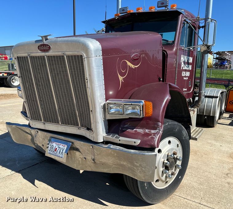 image for item EJ6898 1988 Peterbilt  379 semi truck