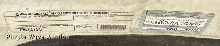 image for item EK1411 2014 Dodge Ram 1500 Crew Cab pickup truck