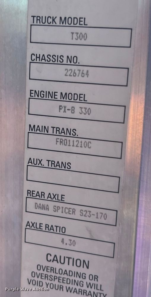 image for item EK8639 2008 Kenworth T300 semi truck