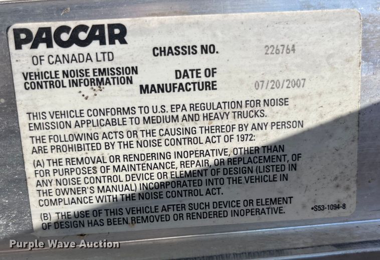 image for item EK8639 2008 Kenworth T300 semi truck