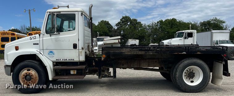 image for item EK8655 1995 Freightliner  FL70 flatbed truck