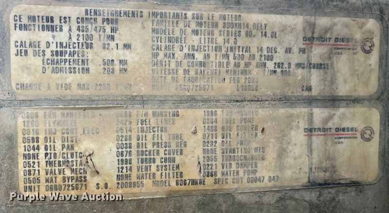 image for item EK8664 2003 Freightliner  Columbia semi truck