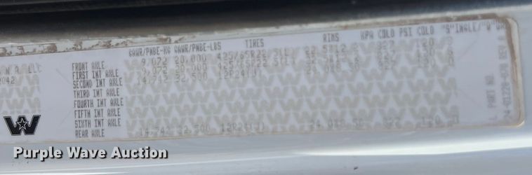 image for item LU9903 2013 Western Star 4900EX winch truck