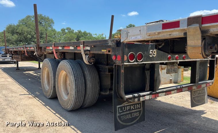 image for item LU9913 2005 Lufkin flatbed trailer