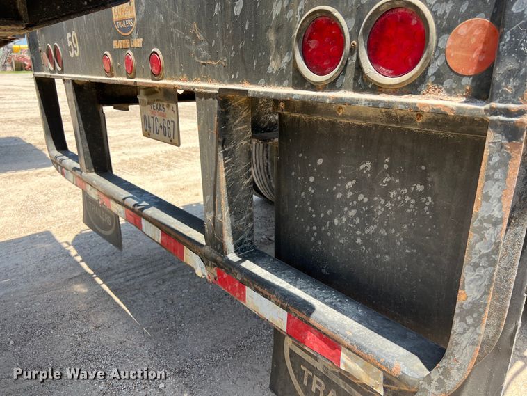 image for item LU9913 2005 Lufkin flatbed trailer