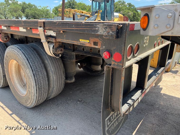 image for item LU9913 2005 Lufkin flatbed trailer