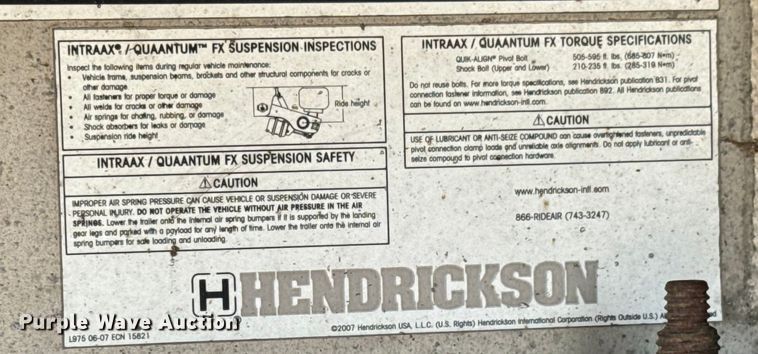 image for item MU9781 2013 Wilson AD-1080 drop deck equipment trailer