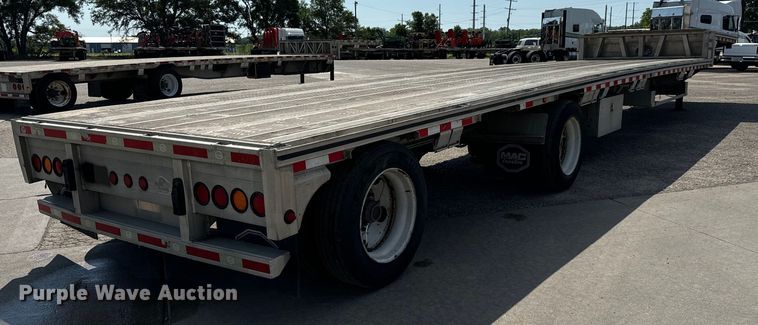 image for item MU9785 2014 MAC drop deck equipment trailer