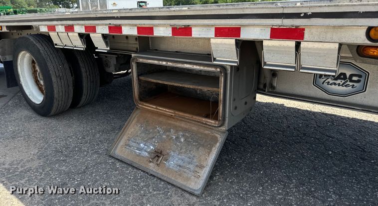 image for item MU9785 2014 MAC drop deck equipment trailer