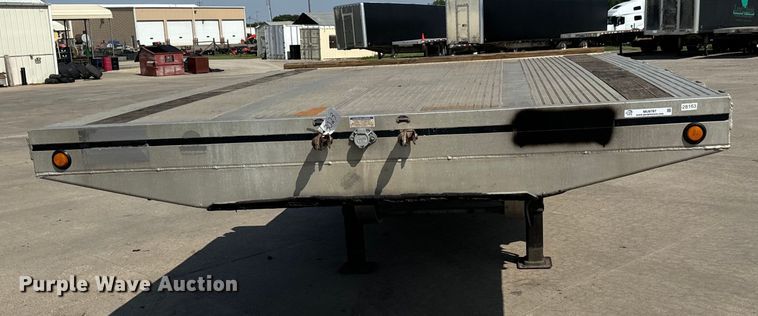 image for item MU9787 2014 MAC drop deck equipment trailer