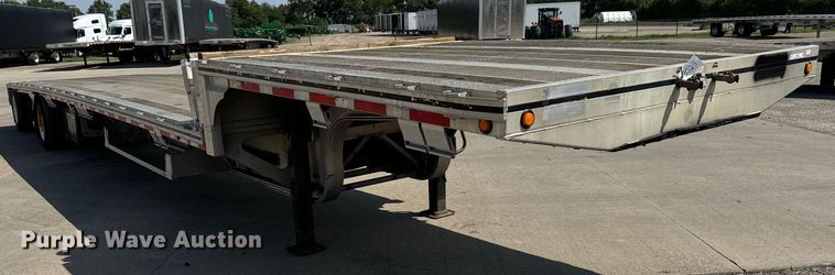 image for item MU9787 2014 MAC drop deck equipment trailer