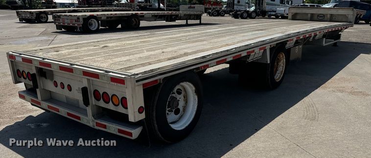 image for item MU9787 2014 MAC drop deck equipment trailer