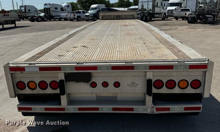 image for item MU9787 2014 MAC drop deck equipment trailer