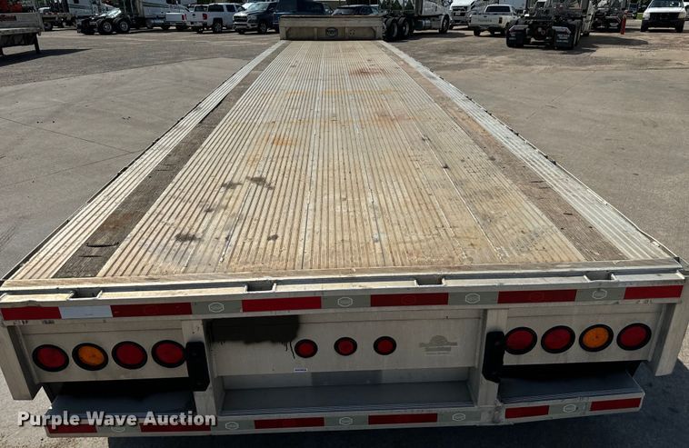 image for item MU9787 2014 MAC drop deck equipment trailer