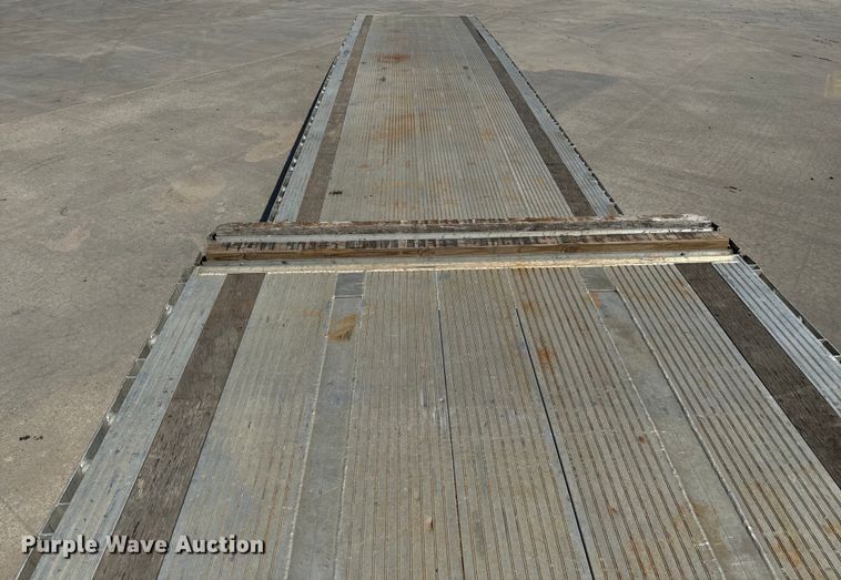 image for item MU9787 2014 MAC drop deck equipment trailer