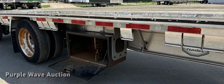 image for item MU9787 2014 MAC drop deck equipment trailer