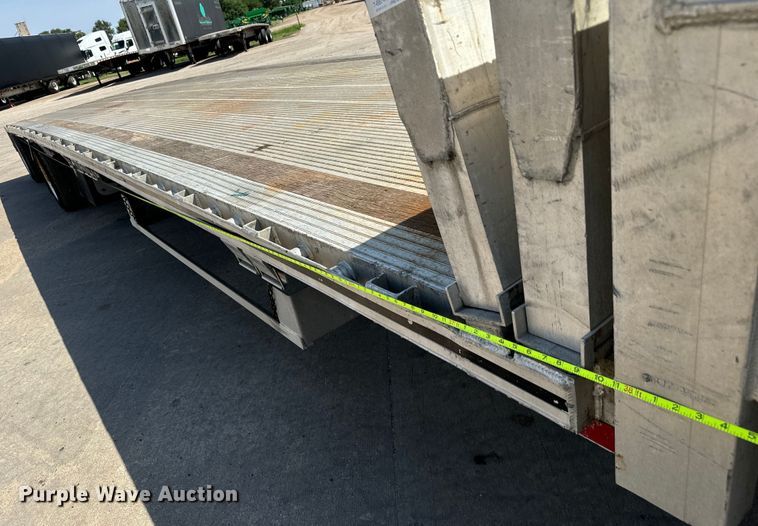 image for item MU9787 2014 MAC drop deck equipment trailer