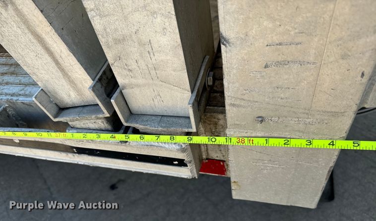 image for item MU9787 2014 MAC drop deck equipment trailer