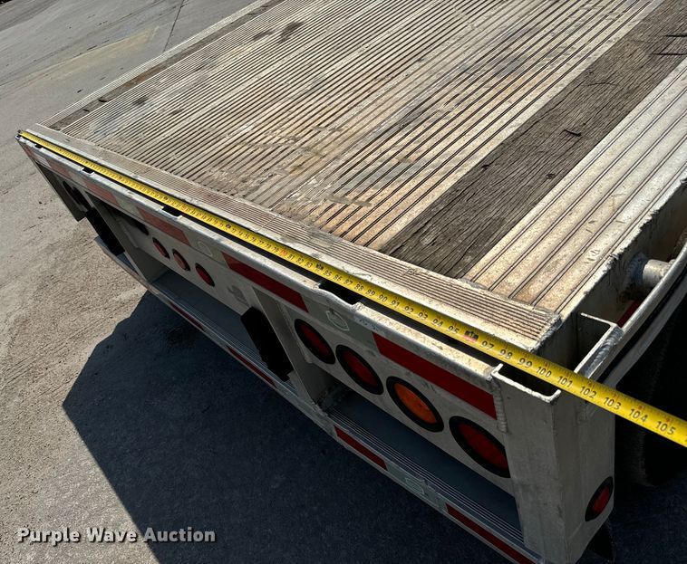 image for item MU9787 2014 MAC drop deck equipment trailer