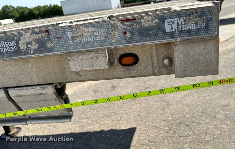 image for item MU9788 2013 Wilson AD-1080 drop deck equipment trailer